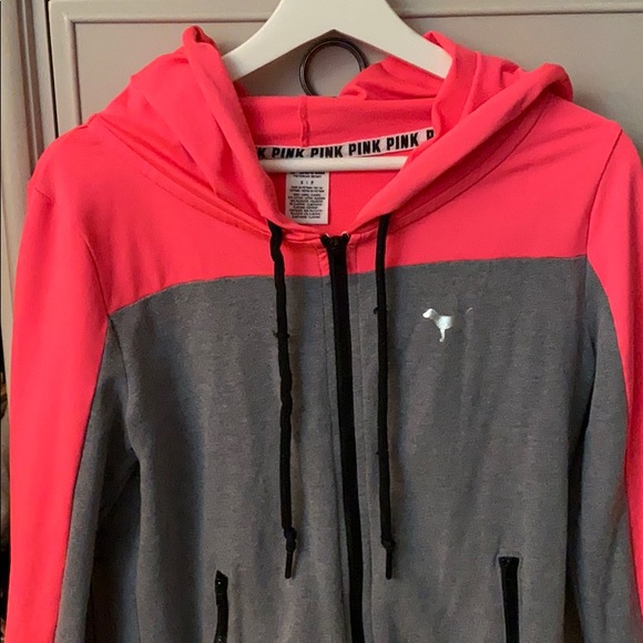 PINK zip up hoodie - Picture 5 of 6